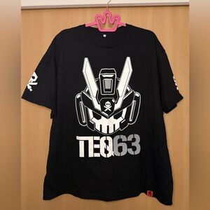 Quiccs Black Graphic Tee with Robot Design